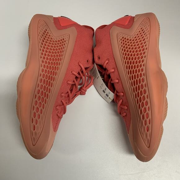 Adidas AE 1 Georgia Red Clay IF1863 Size 7 Anthony Edwards Basketball Shoes Pink main image 6